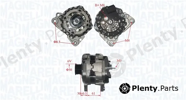 Magneti Marelli 063735695010 — Alternator
