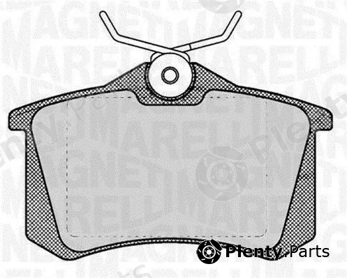 Magneti Marelli 363916060131 — Brake Pad Set, disc brake