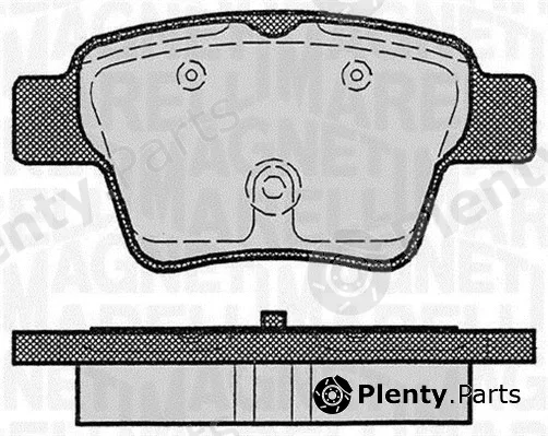 Magneti Marelli 363916060179 — Brake Pad Set, disc brake