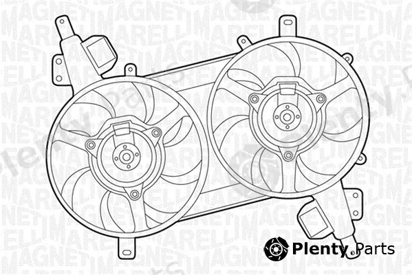 Magneti Marelli 069422039010 — Fan, engine cooling
