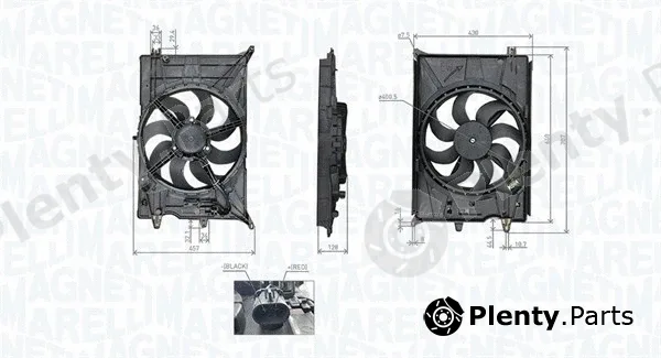 Magneti Marelli 069422777010 — Fan, engine cooling