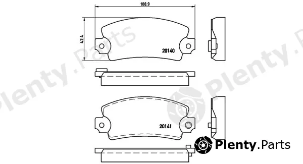 Magneti Marelli 363700468004 — Brake Pad Set, disc brake