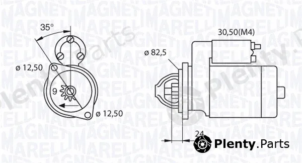 Magneti Marelli 063521093570 — Starter