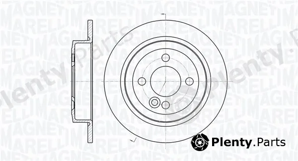 Magneti Marelli 361302040725 — Brake Disc