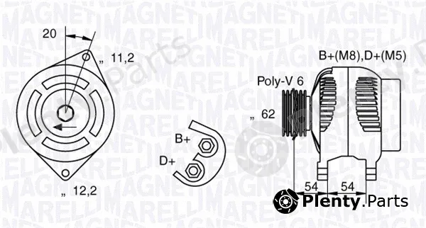 Magneti Marelli 063731223010 — Alternator