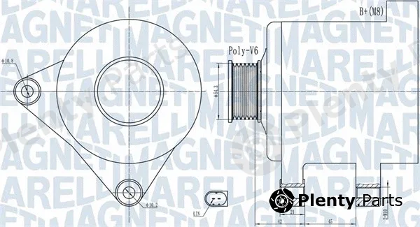 Magneti Marelli 063732091010 — Alternator