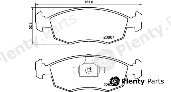 Magneti Marelli 363700423192 — Brake Pad Set, disc brake