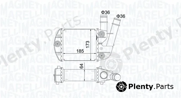 Magneti Marelli 351319204620 — Charge Air Cooler