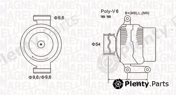 Magneti Marelli 063731856010 — Alternator