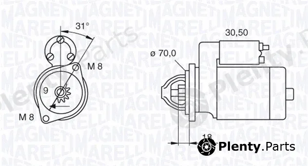 Magneti Marelli 063521060140 — Starter