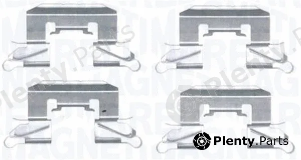 Magneti Marelli 363915110084 — Accessory Kit, disc brake pad