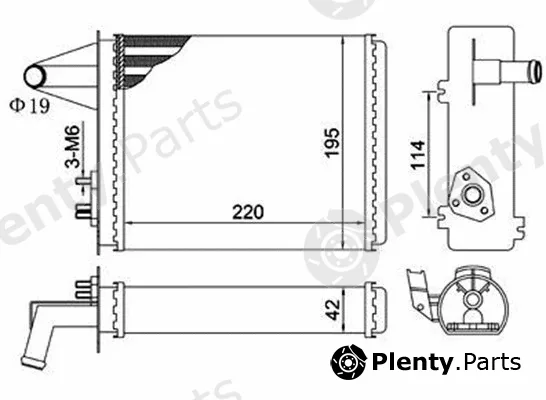 Magneti Marelli 359000392130 — Heat Exchanger, interior heating