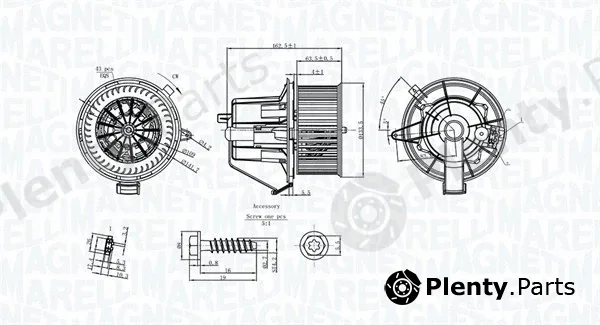 Magneti Marelli 069412224010 — Interior Blower