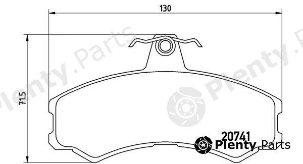 Magneti Marelli 363700506024 — Brake Pad Set, disc brake