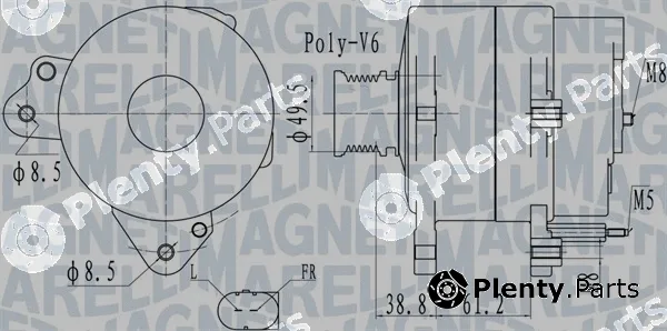 Magneti Marelli 063732137010 — Alternator