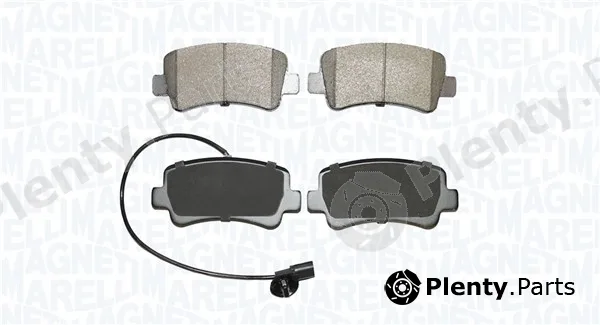 Magneti Marelli 363916061118 — Brake Pad Set, disc brake