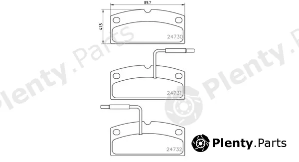 Magneti Marelli 363700462001 — Brake Pad Set, disc brake