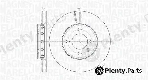 Magneti Marelli 361302040778 — Brake Disc