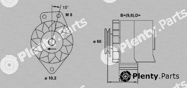 Magneti Marelli 944356217010 — Alternator