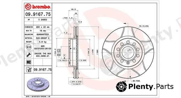 Magneti Marelli 360406002005 — Brake Disc