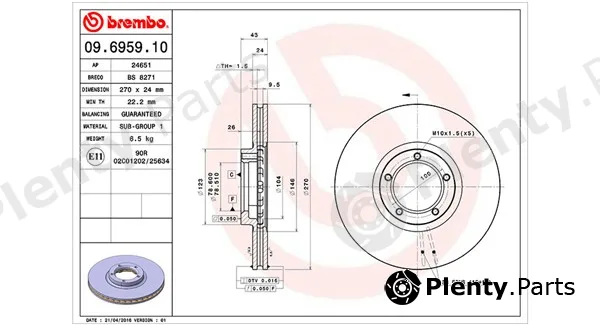 Magneti Marelli 360406025900 — Brake Disc