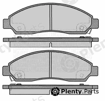 Magneti Marelli 363916060802 — Brake Pad Set, disc brake