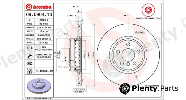 Magneti Marelli 360406168501 — Brake Disc