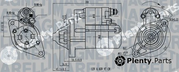 Magneti Marelli 063721224010 — Starter