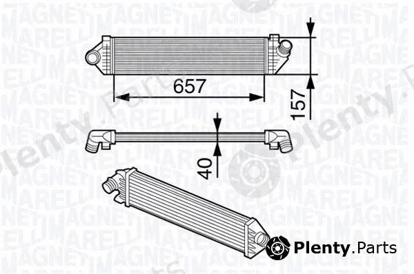 Magneti Marelli 351319202050 — Charge Air Cooler