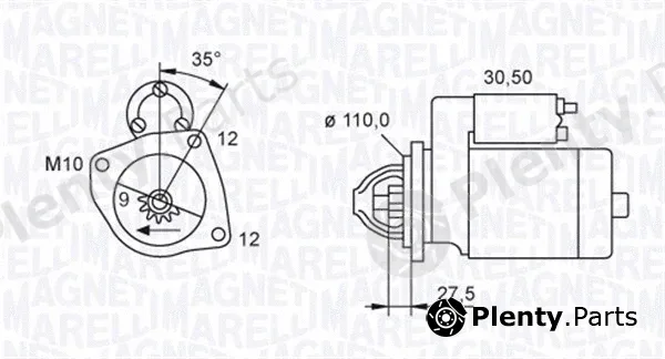 Magneti Marelli 063721118010 — Starter