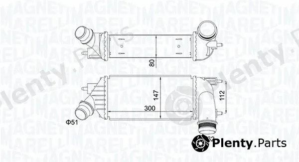 Magneti Marelli 351319204140 — Charge Air Cooler