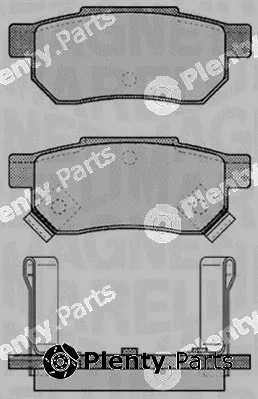 Magneti Marelli 363916060457 — Brake Pad Set, disc brake