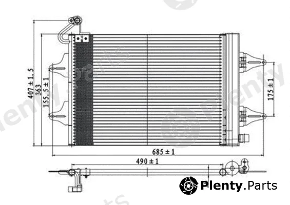 Magneti Marelli 359003221710 — Condenser, air conditioning