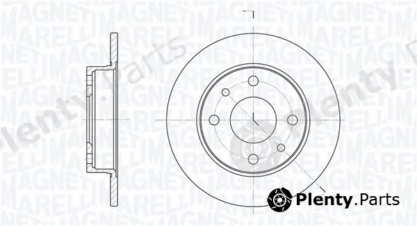 Magneti Marelli 361302040169 — Brake Disc