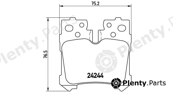 Magneti Marelli 363700483076 — Brake Pad Set, disc brake