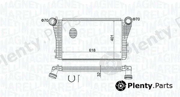 Magneti Marelli 351319204030 — Charge Air Cooler