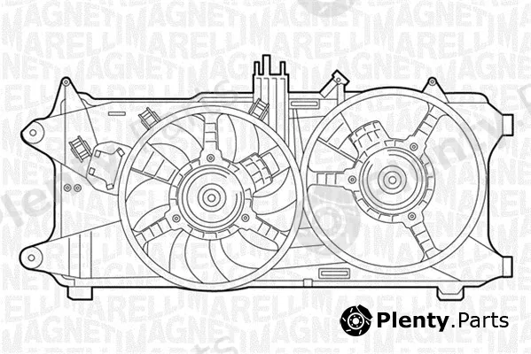 Magneti Marelli 069422036010 — Fan, engine cooling