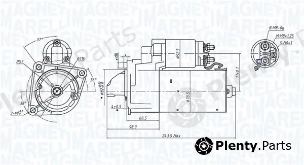 Magneti Marelli 063725717010 — Starter