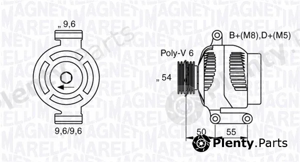 Magneti Marelli 063377024010 — Alternator