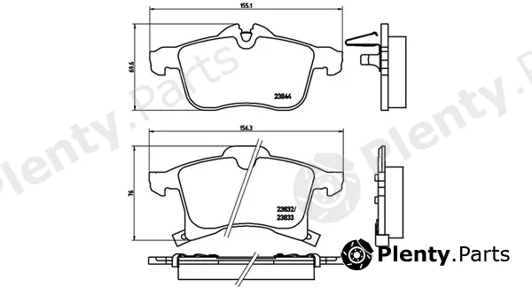 Magneti Marelli 363700559045 — Brake Pad Set, disc brake