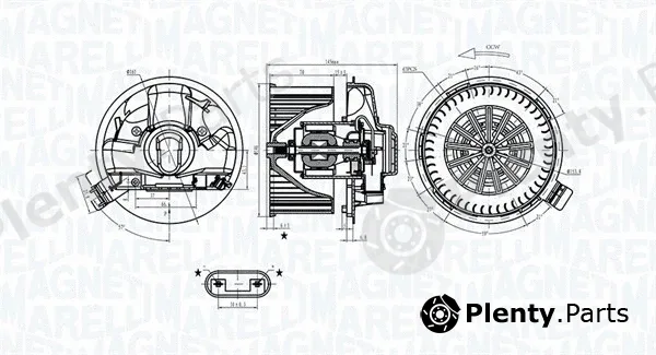 Magneti Marelli 069412302010 — Interior Blower
