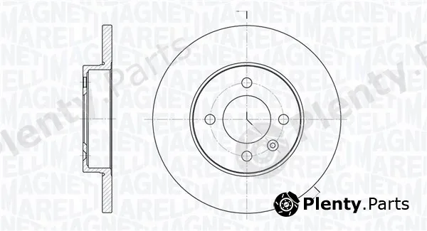 Magneti Marelli 361302040225 — Brake Disc