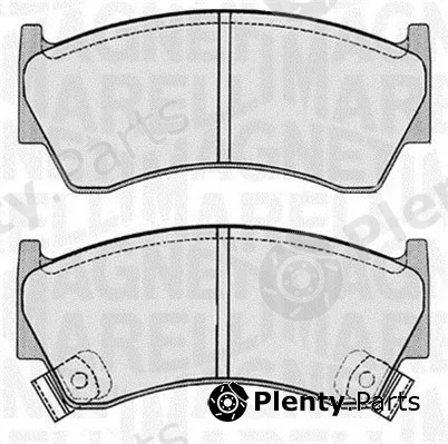 Magneti Marelli 363916060343 — Brake Pad Set, disc brake