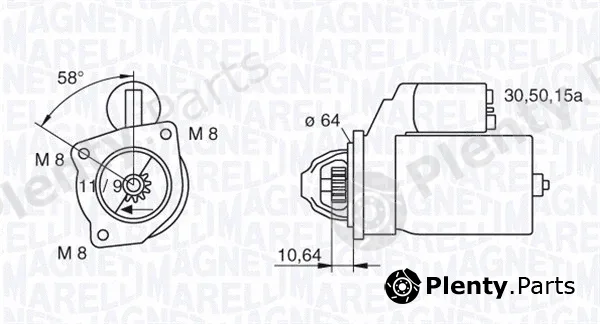 Magneti Marelli 063223101010 — Starter