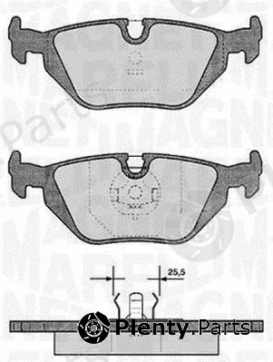 Magneti Marelli 363916060154 — Brake Pad Set, disc brake