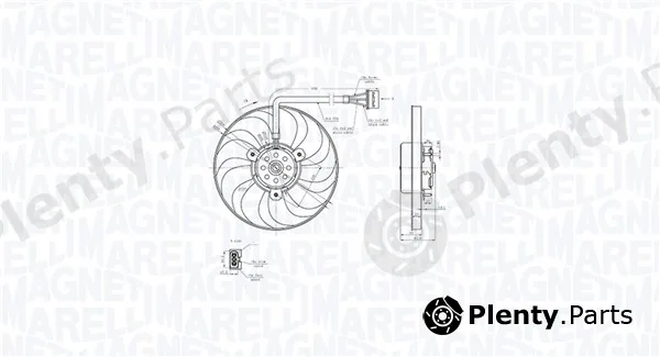 Magneti Marelli 069422883010 — Fan, engine cooling
