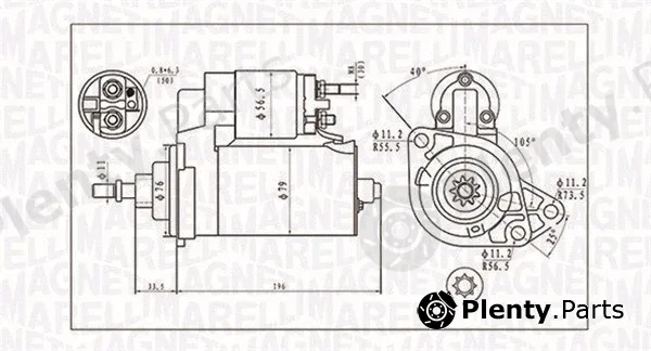 Magneti Marelli 063720295010 — Starter