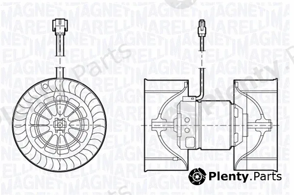 Magneti Marelli 069412691010 — Interior Blower