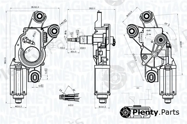 Magneti Marelli 064070000010 — Wiper Motor