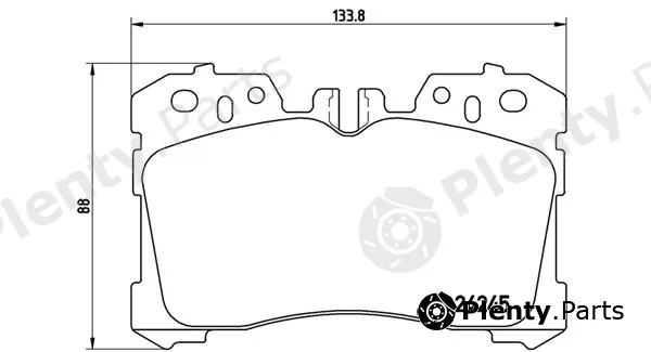 Magneti Marelli 363700483075 — Brake Pad Set, disc brake